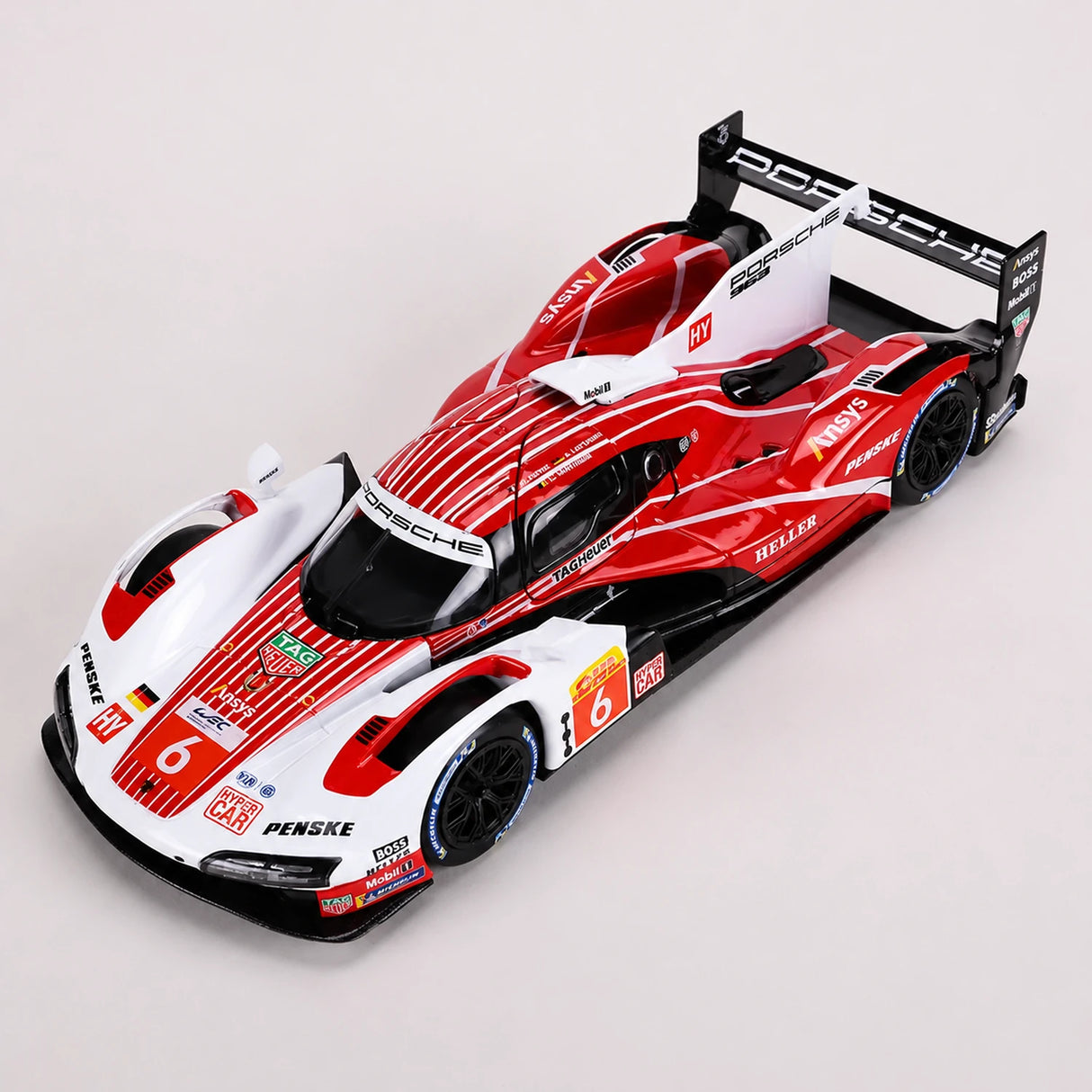 Bburago Porsche 2023 963 1:24 – Model wyświetlacza odlewany z odlewu