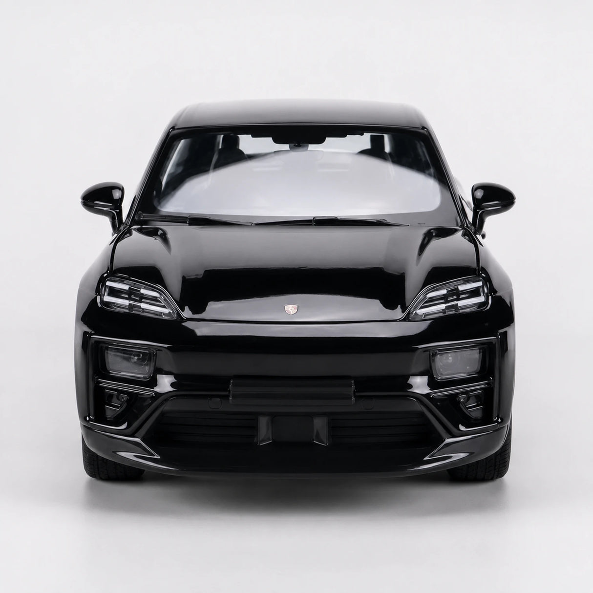 Bburago Porsche 2024 Macan Turbo Black 1:24 – model wyświetlacza odlewany