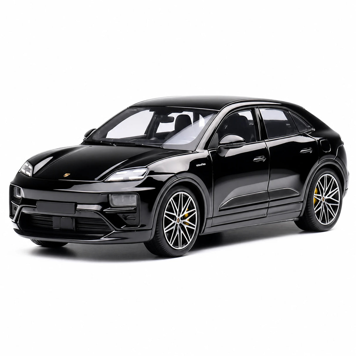 Bburago Porsche 2024 Macan Turbo Black 1:24 – model wyświetlacza odlewany