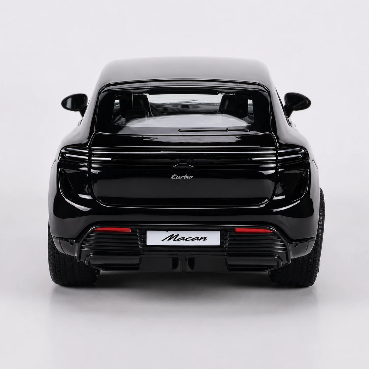Bburago Porsche 2024 Macan Turbo Black 1:24 – model wyświetlacza odlewany