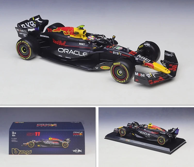 بيبوراغو ريد بول 2024 RB20 #11 سيرجيو بيريز F1 1:24 نموذج عرض معدني - عرض 3