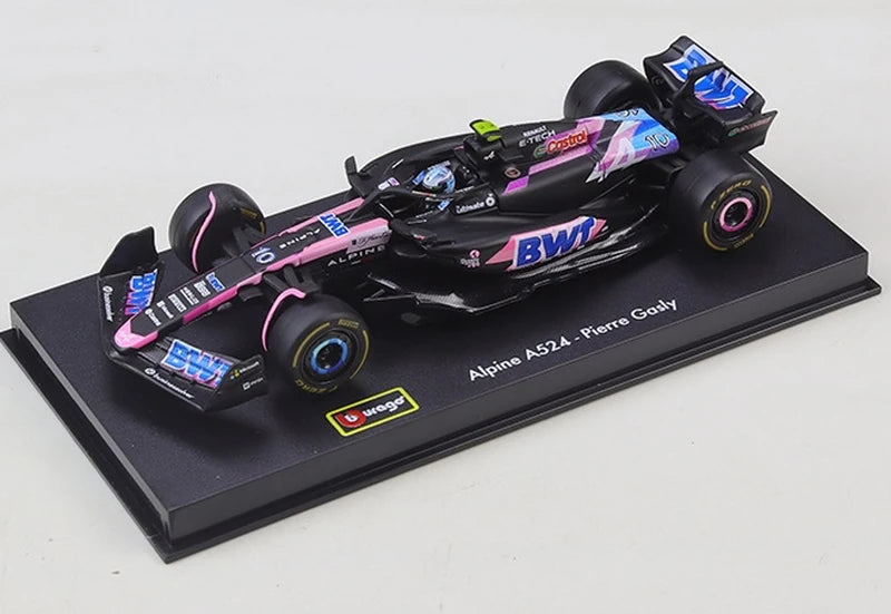 Bburago Alpine 2024 A524 #10 Pierre Gasly F1 1:43 valumalli - näkymä 3