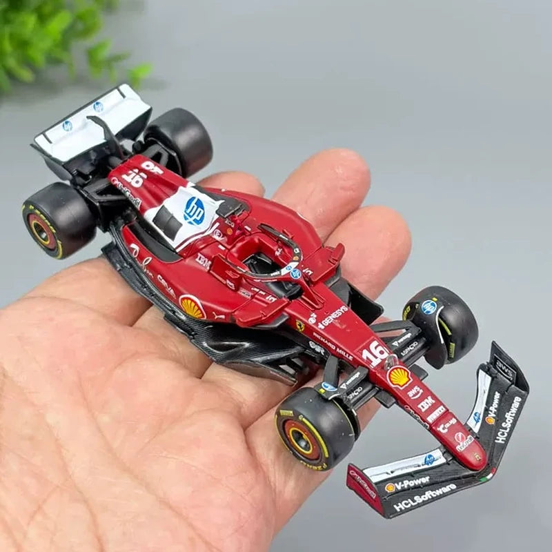 부라고 Ferrari 2025 SF-25 #16 샤를 르클레르 F1 1:43 다이캐스트 전시 모델 - 뷰 5