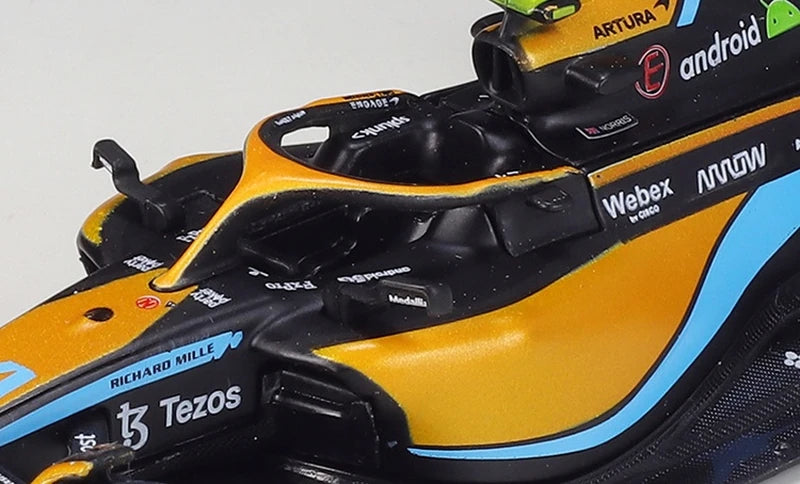 1:43 McLaren 2022 MCL36 #3 Australian GP Daniel Ricciardo F1 model car by Bburago - view 10