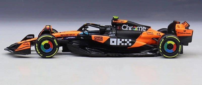 1:43 McLaren 2025 MCL39 #4 Australian GP Winner Lando Norris F1 model car by Bburago - view 3