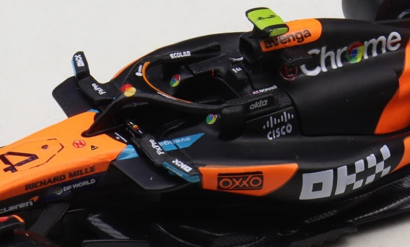 1:43 McLaren 2025 MCL39 #4 Australian GP Winner Lando Norris F1 model car by Bburago - view 9