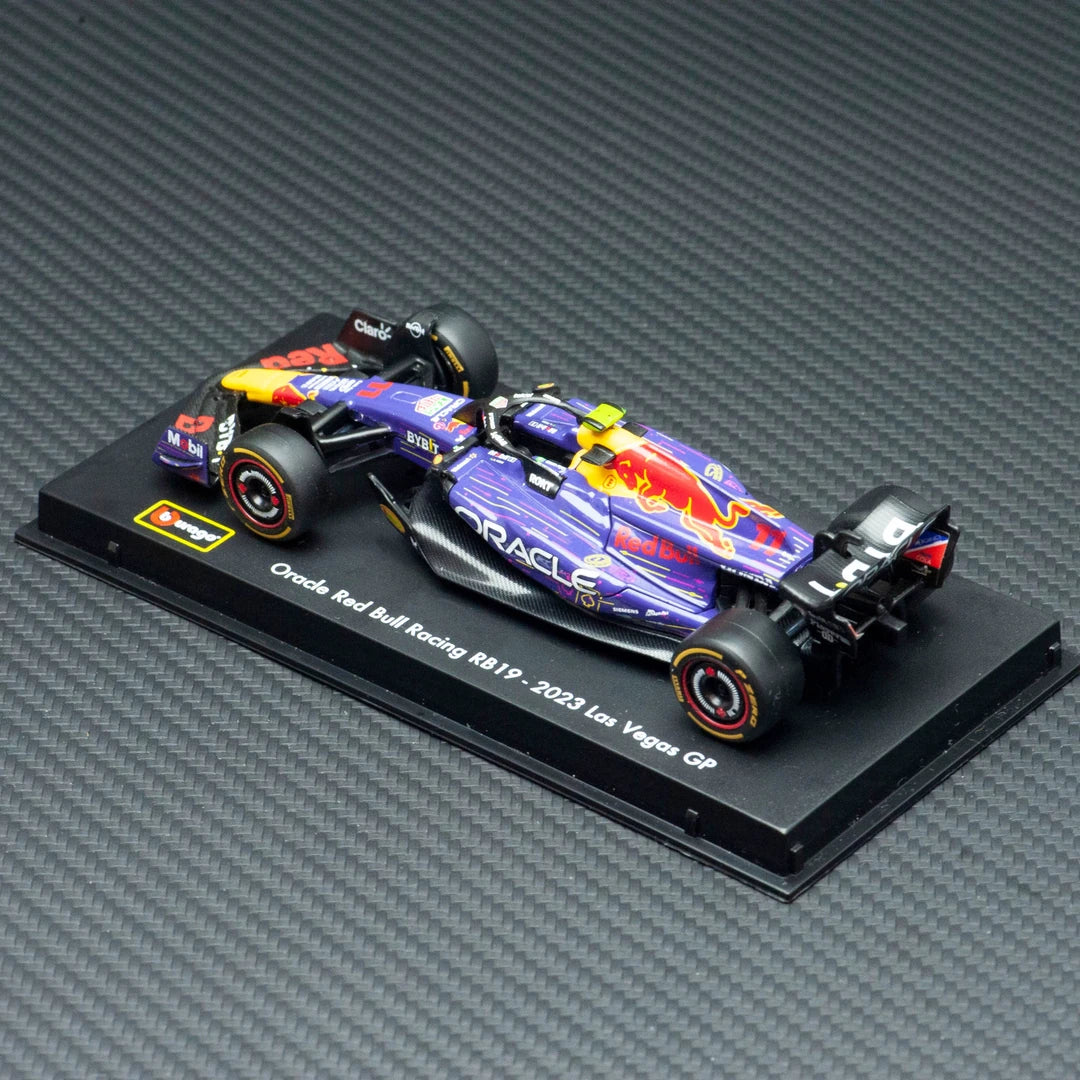 Bburago Red Bull 2023 RB19 #11 Las Vegas GP Erikoisväritys Sergio Perez F1 1:43 valumalli - näkymä 3