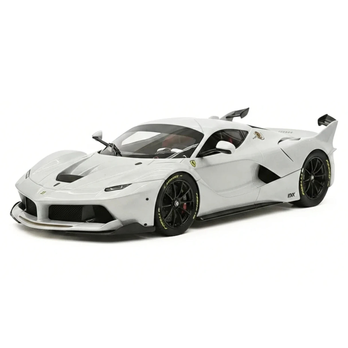 CE Ferrari 2018 FXX K Evo Modified Silver 1:18 – Resina modello in resina collezionabile