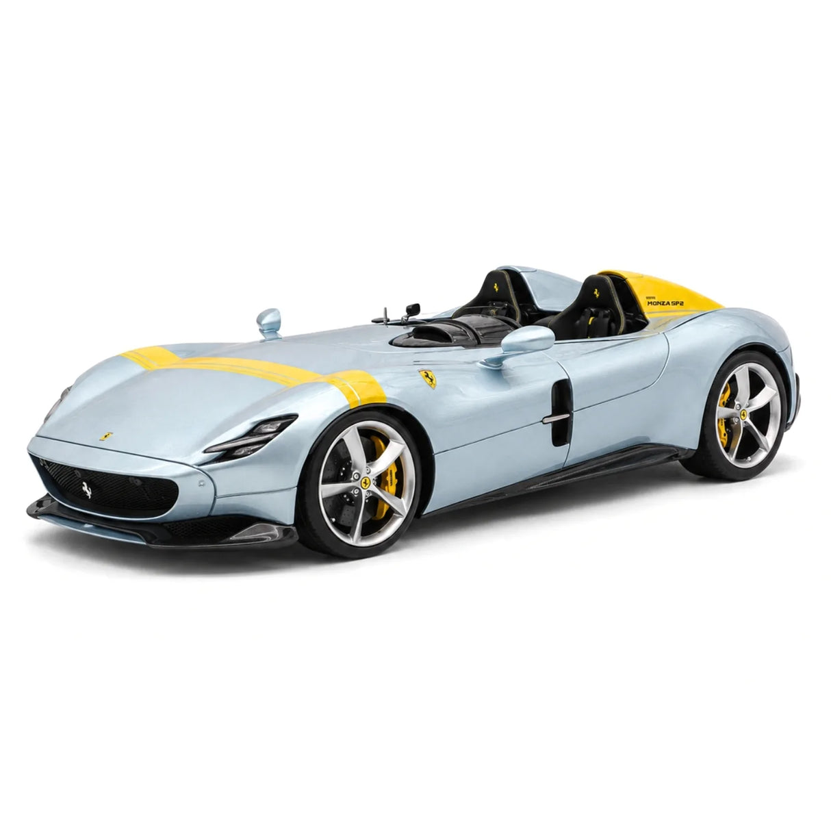 CE Ferrari 2018 Monza SP2 Ice Blue 1:18 – Samlarobjekt resinmodellresin