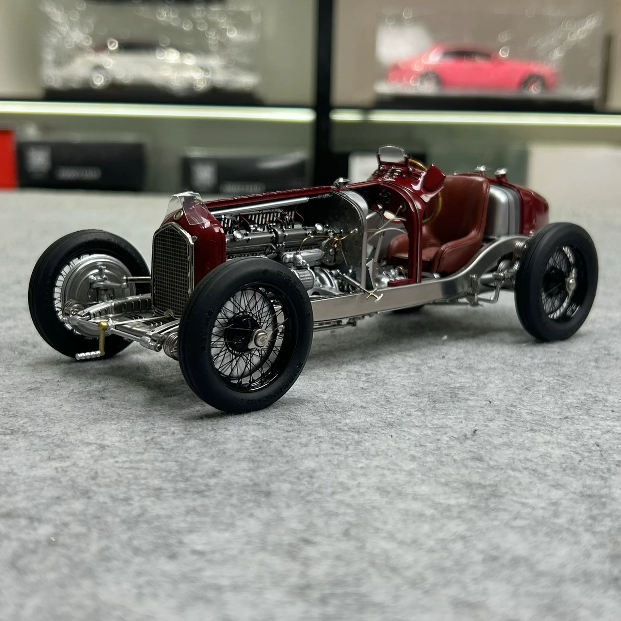 CMC Alfa Romeo 1932 Tipo B P3 Cutaway Red 1:18 – Collectible Diecast Model Die-Cast
