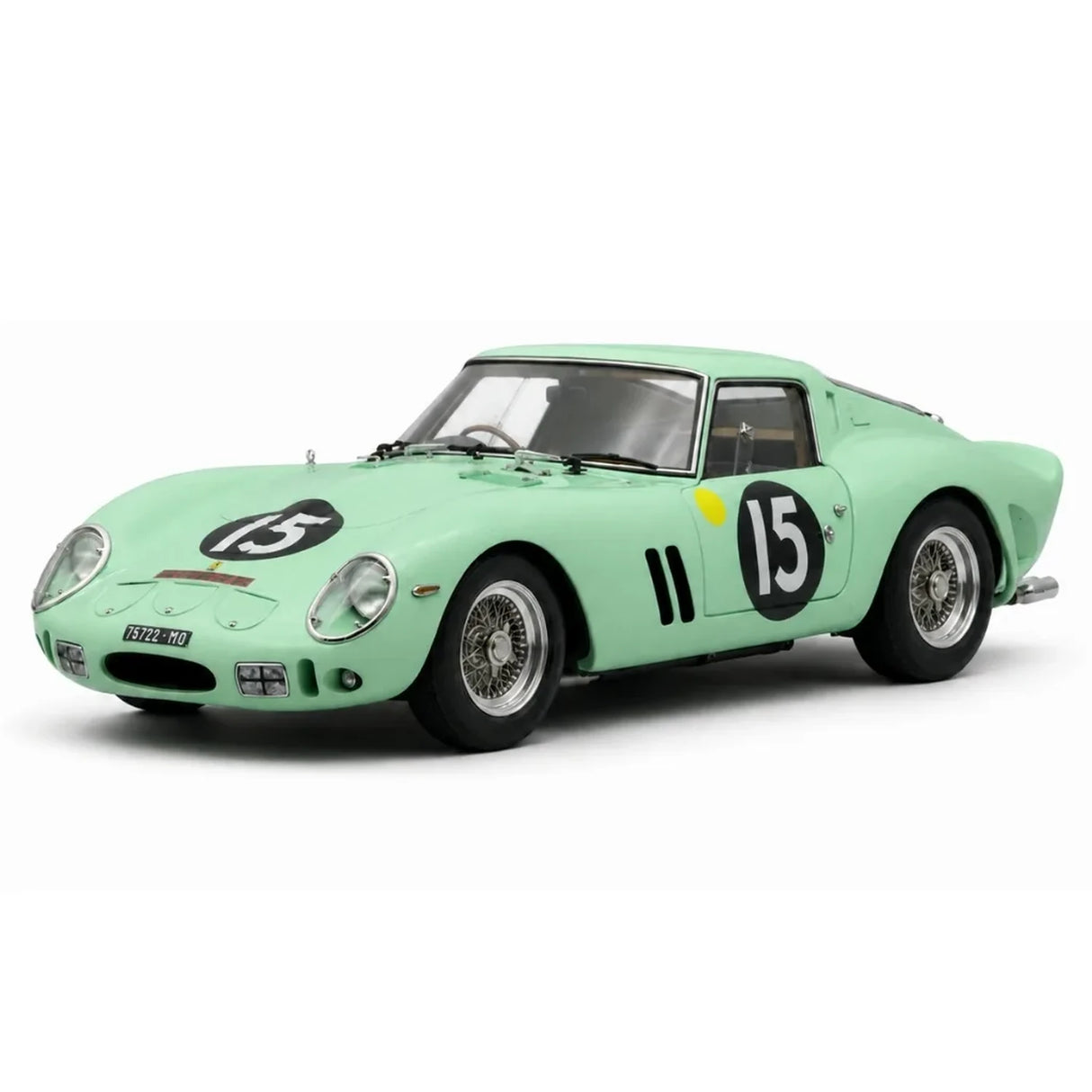 Ferrari 1962 250 GTO #15 Pale Grün 1:18 Goodwood TT Druckguss-Sammlermodell von CMC - Ansicht 7