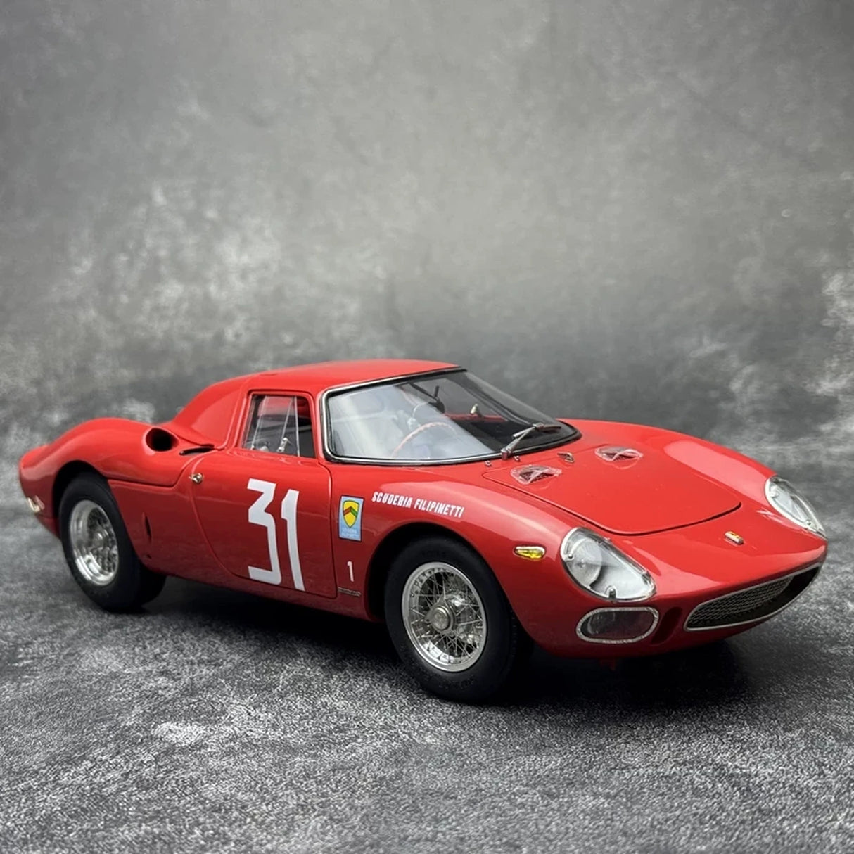 Ferrari 1964 250 LM #31 Red 1:18 Winner Monza diecast collectible model by CMC - view 10