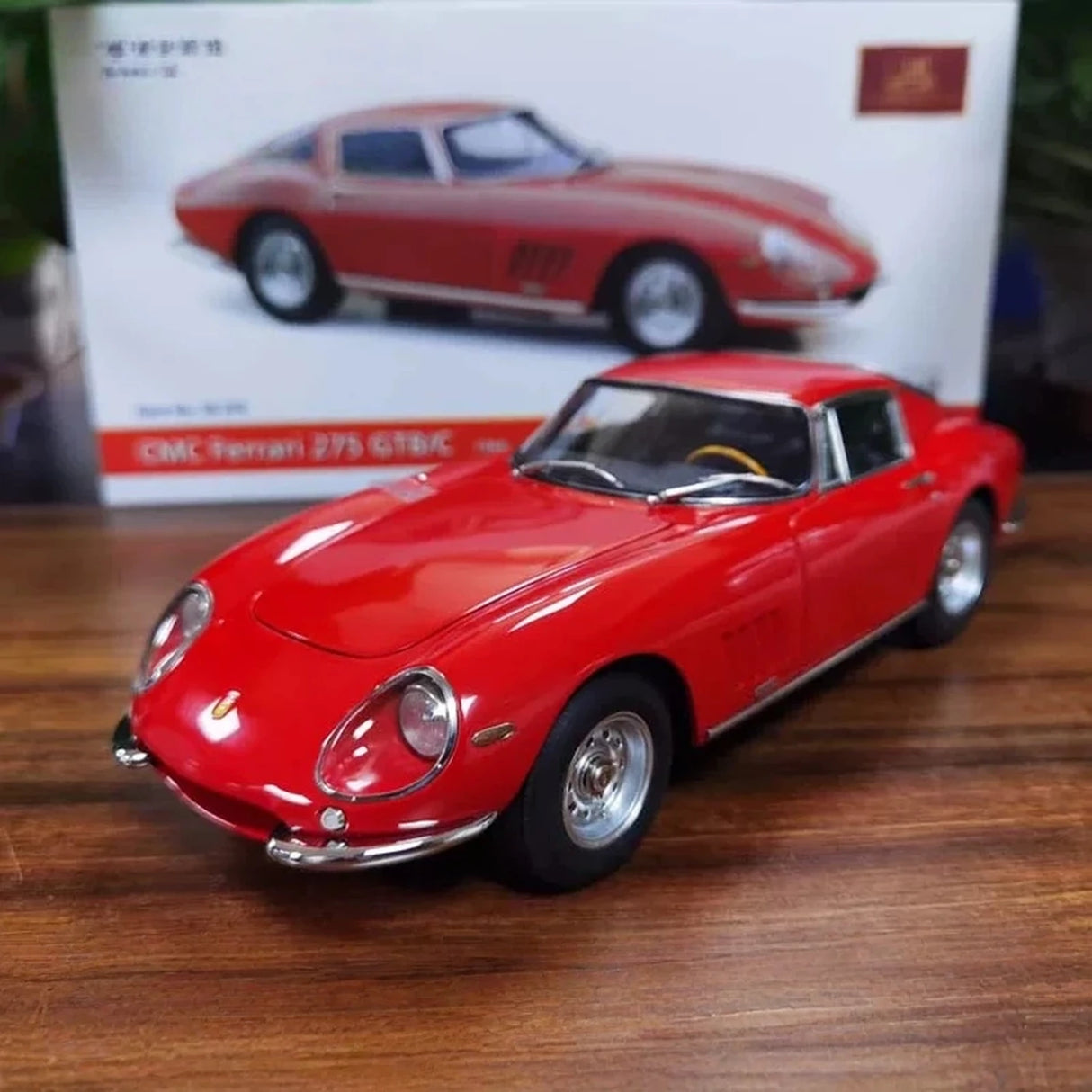 CMC Ferrari 1966 275 GTB-C Red 1:18 – Collectible Diecast Model Die-Cast