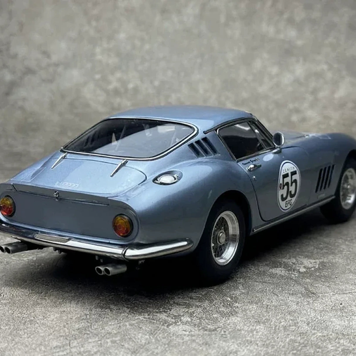 Ferrari 1966 275 GTB-C #55 Light Blue 1:18 Spa Classic 2012-2013 diecast collectible model by CMC - view 5