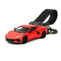Chevrolet Corvette C8 Keychain 1:64 Model Car Keychain