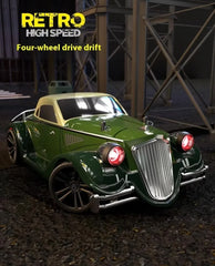 1:10 Scale Classic Vintage RC Car - High Speed with Realistic Detailing RC Car