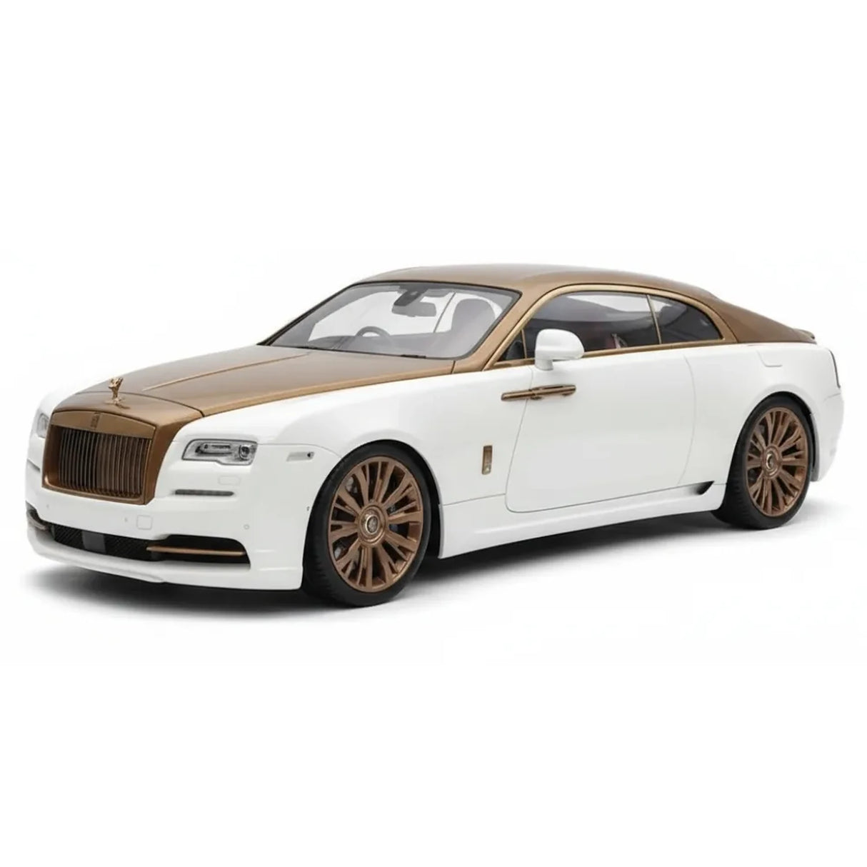 Davis & Giovanni Rolls-Royce 2013 Wraith Novitec Spofec White and Gold 1:18 – keräilyhartsimallihartsi