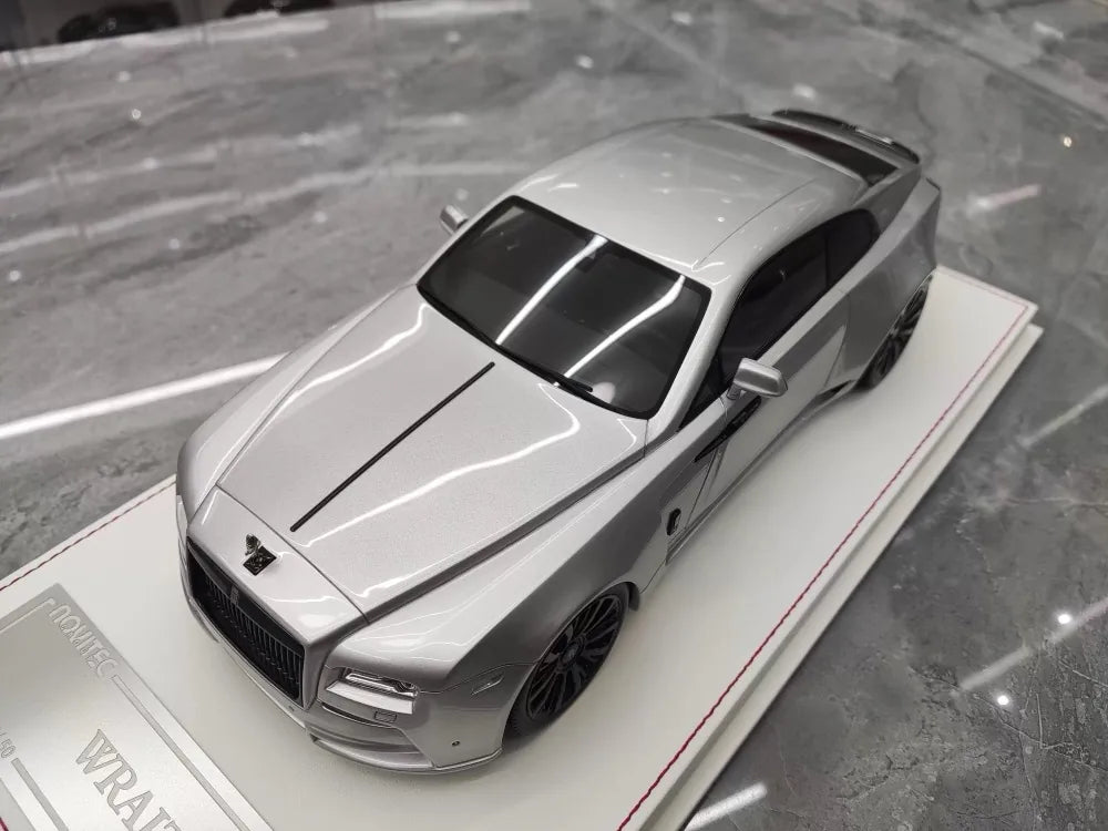 Davis & Giovanni Rolls-Royce 2013 Wraith Novitec Silver Model Car 1:18 – Collectible Resin Model Resin