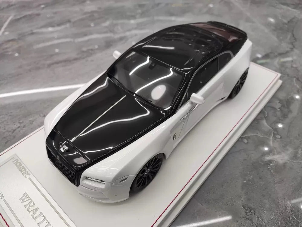 Davis & Giovanni Rolls-Royce 2013 Wraith Novitec White and Black 1:18 – Collectible Resin Model Resin