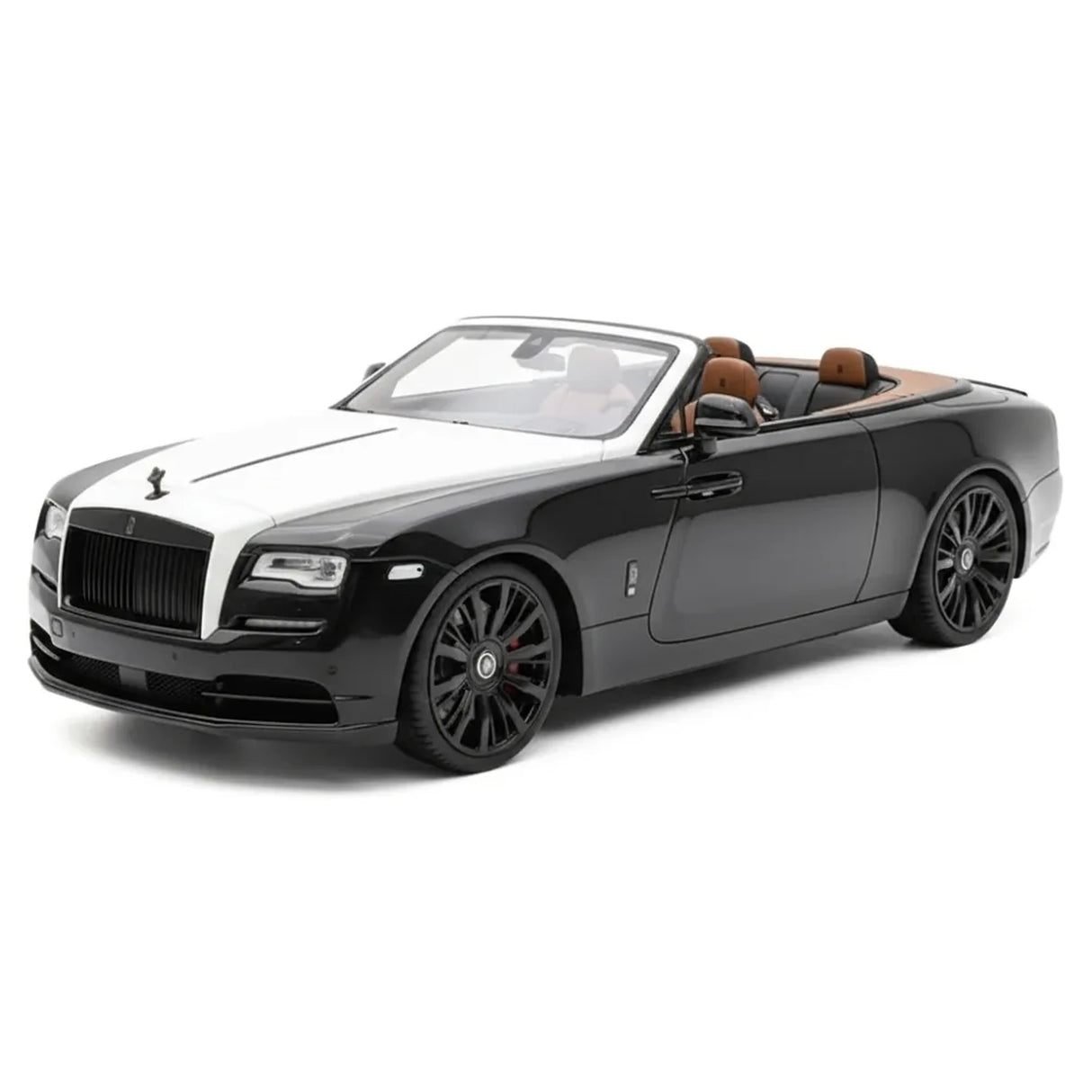 Davis & Giovanni Rolls-Royce 2015 Dawn Novitec Spofec Black and White 1:18 – kolekcjonerski model żywicy z żywicy