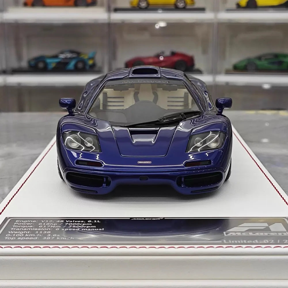 ديفيس & جيوفاني McLaren 1992 F1 بلو 1:18 – نموذج راتنج قابل للجمع