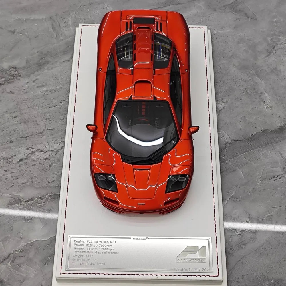 ديفيس & جيوفاني McLaren 1992 F1 ريد 1:18 – نموذج راتنج قابل للجمع