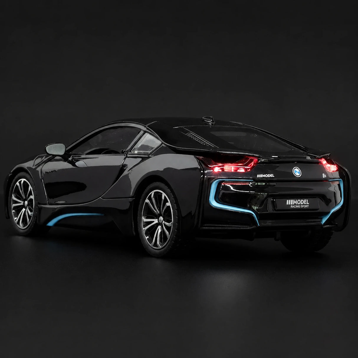 BMW 2013 I12 i8 Black 1:22 – Diecast Display Model Die-Cast