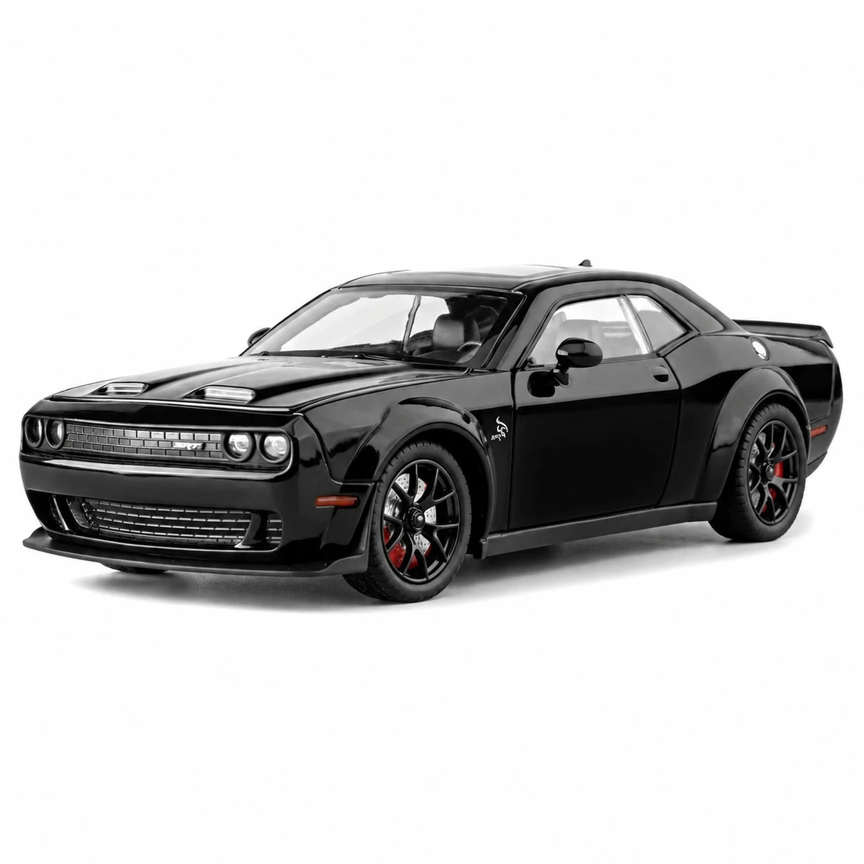 Dodge 2018 Challenger SRT Hellcat Black 1:24 – Modello espositivo in metallo pressofuso