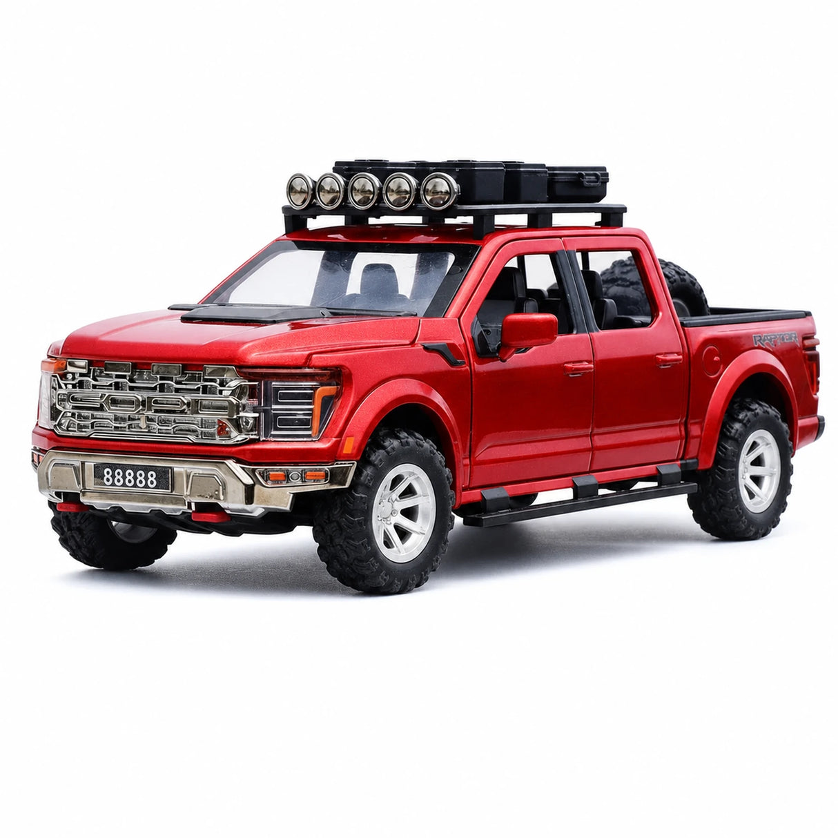 Ford 2021 F-150 Raptor Red 1:24 – Diecast Display Model Die-Cast