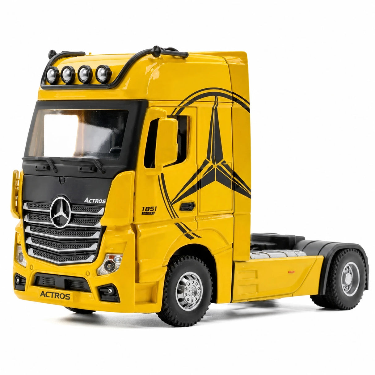 Mercedes-Benz 2012 Actros Yellow 1:24 – Diecast Display Model Die-Cast