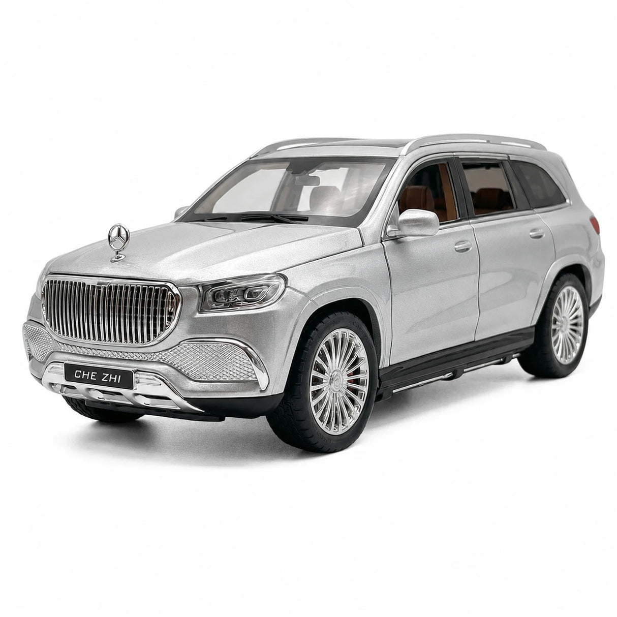 Mercedes-Maybach 2021 GLS600 Silver 1:24 – Modello espositivo in pressofusione