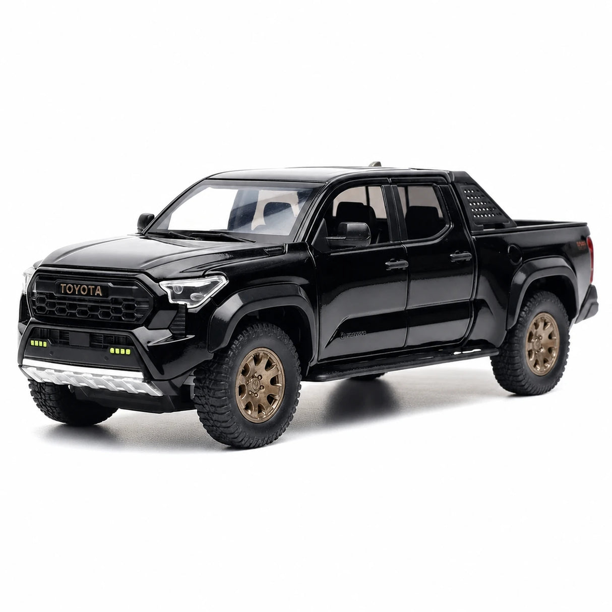 Toyota 2024 Tacoma Black 1:24 – model wyświetlaczy odlewany z odlewu