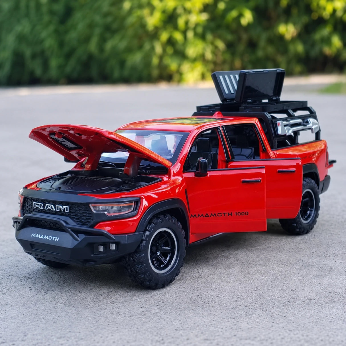 Dodge 2021 Hennessey Mammoth 6x6 TRX Red 1:32 – Diecast Display Model Die-Cast