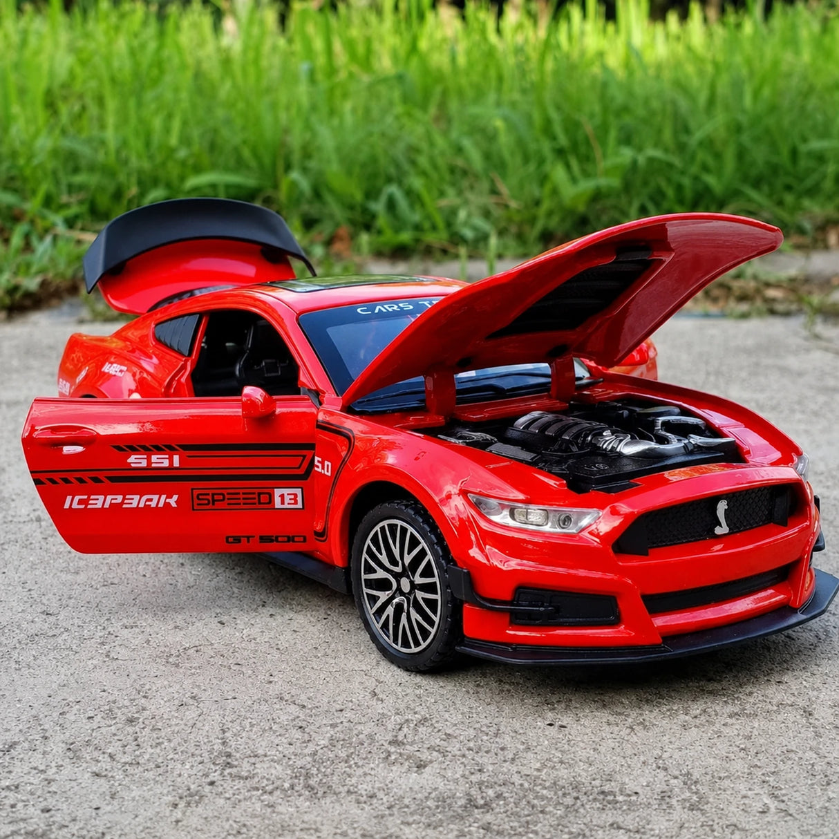 Ford 2019 Mustang Shelby GT500 Red 1:32 – Diecast Display Model Die-Cast