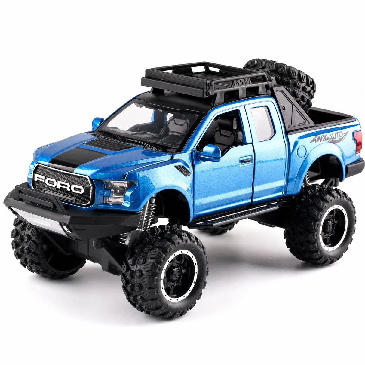Ford 2020 F-150 Raptor Off-Road Blue 1:32 – Diecast Display Model Die-Cast