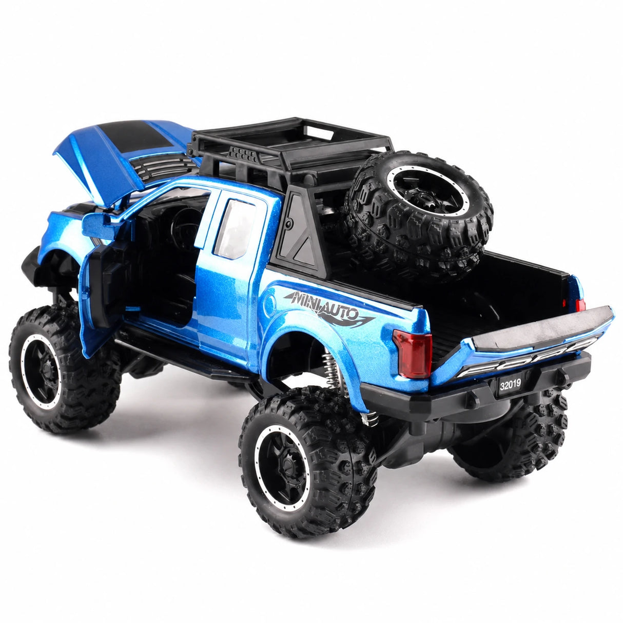 Ford 2020 F-150 Raptor Off-Road Blue 1:32 – Diecast Display Model Die-Cast