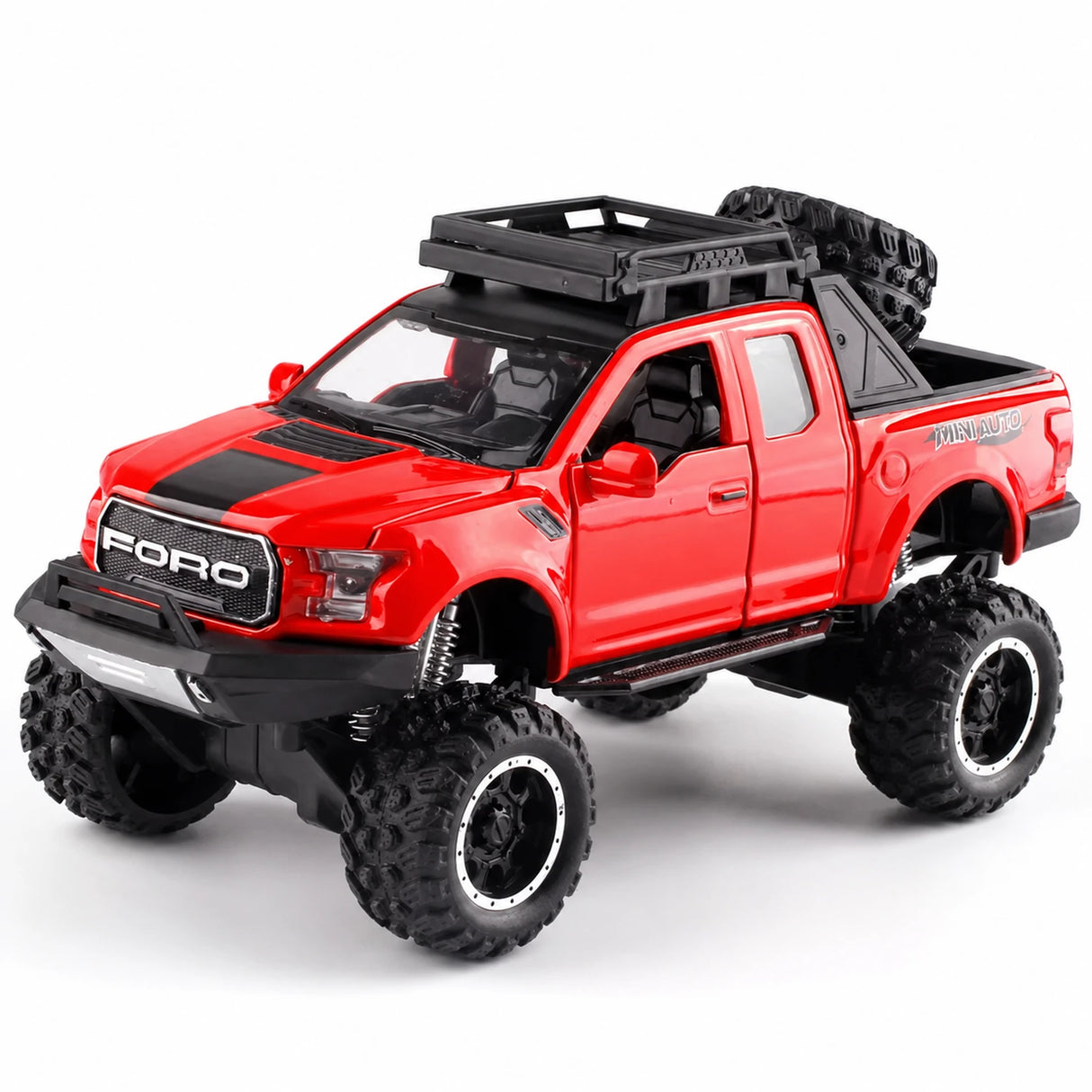 Ford 2020 F-150 Raptor Off-Road Red 1:32 – Diecast Display Model Die-Cast