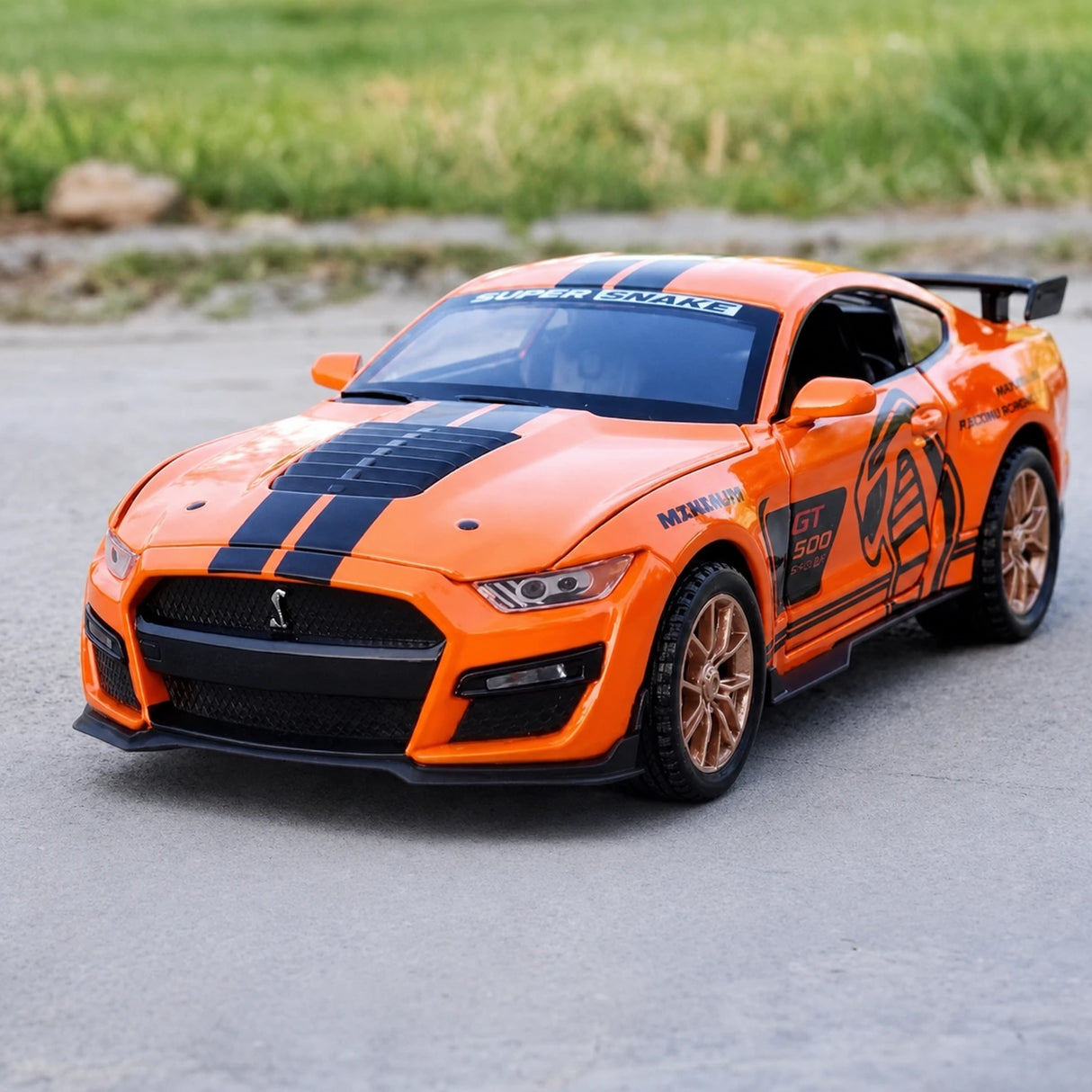 Ford 2020 Mustang Shelby GT500 Orange 1:32 – Diecast Display Model Die-Cast