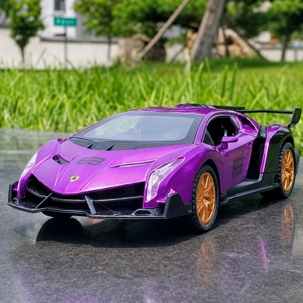 Lamborghini 2013 Veneno Purple 1:32 – Diecast Display Model Die-Cast