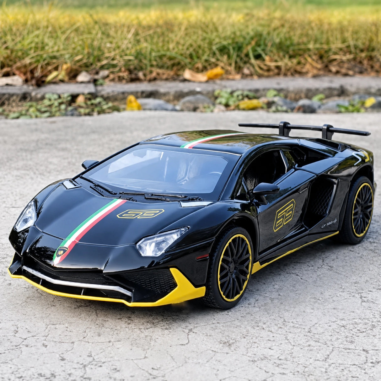 Lamborghini 2022 Aventador LP780-4 SVJ Black 1:32 – Diecast Display Model Die-Cast