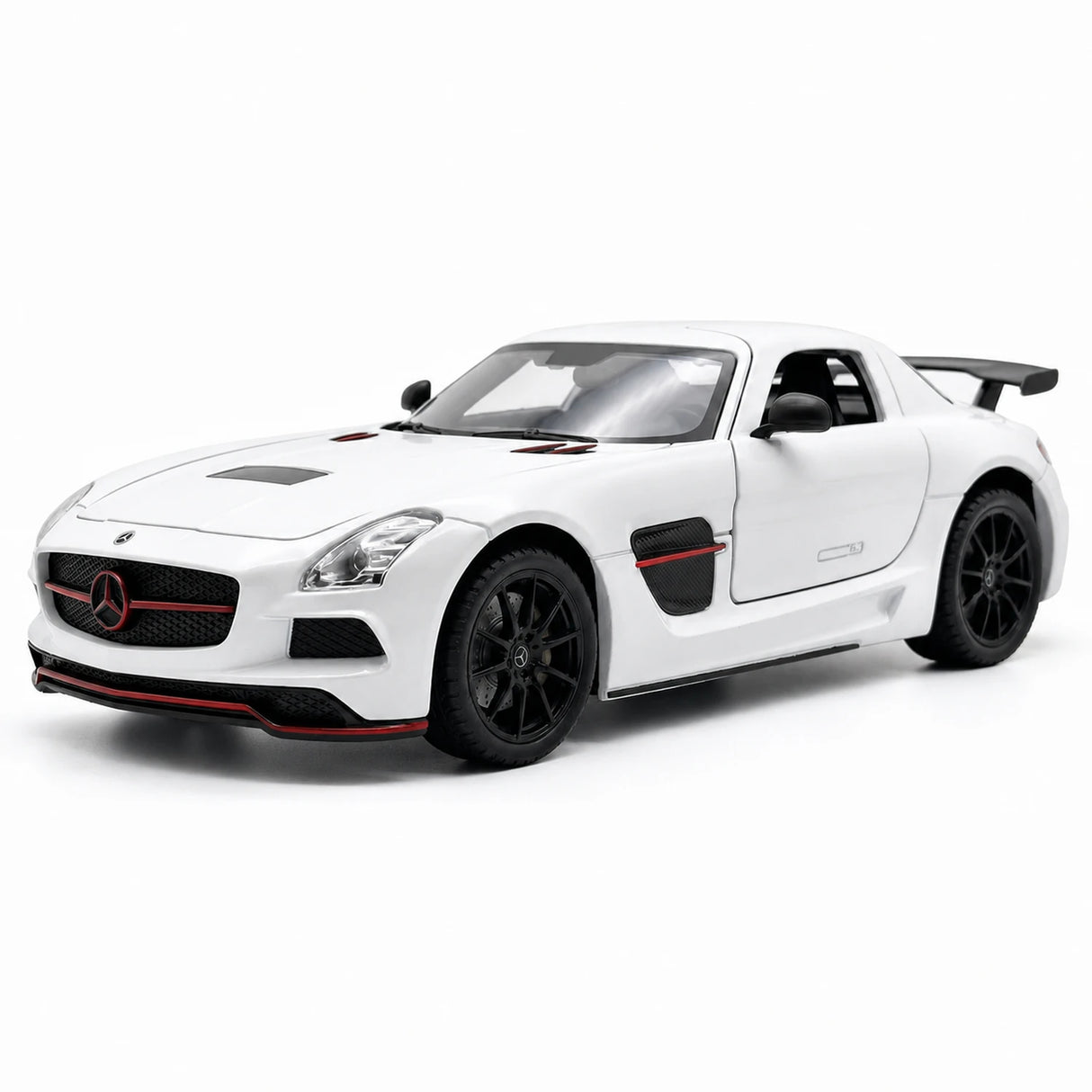 Mercedes-AMG 2010 SLS White 1:32 – Diecast Display Model Die-Cast