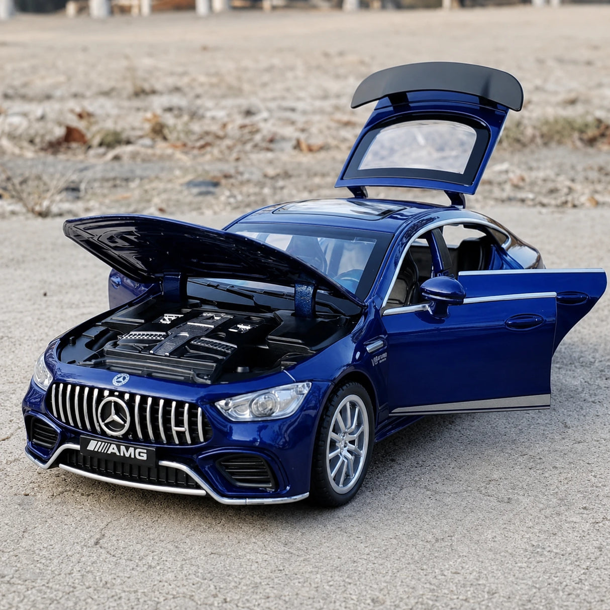 Mercedes-AMG 2019 GT63S Blue 1:32 – Diecast Display Model Die-Cast