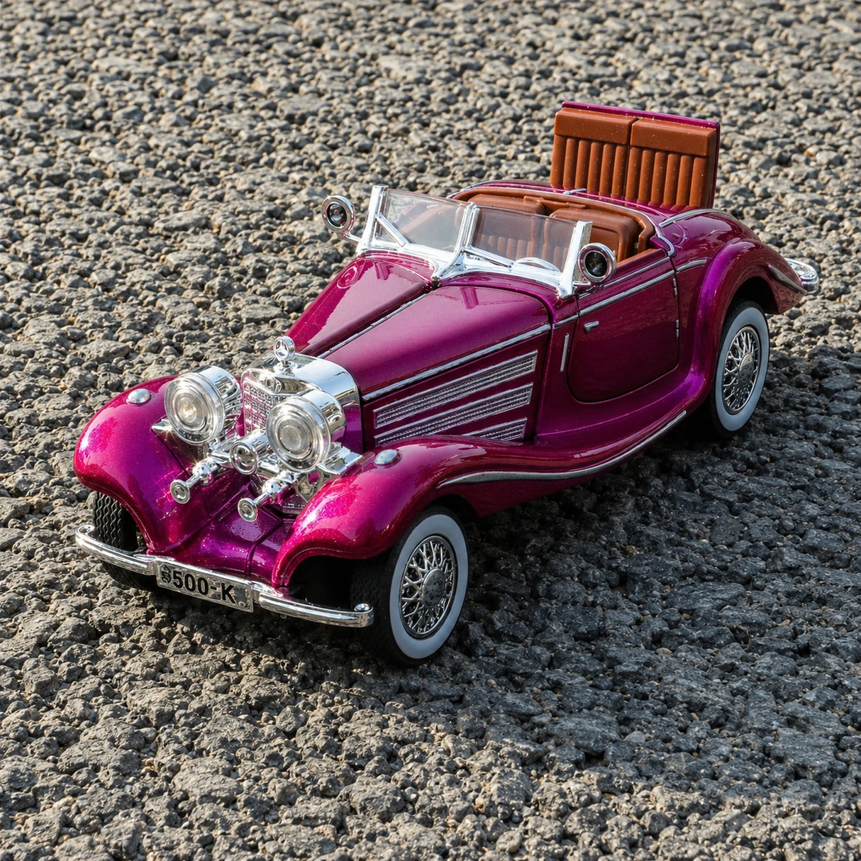 Mercedes-Benz 1936 500K Purple 1:32 – Diecast Display Model Die-Cast