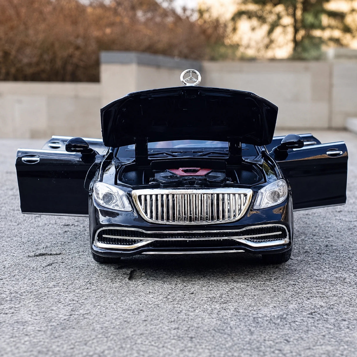 Mercedes-Maybach 2020 S650 Black 1:32 – model wyświetlacza odlewany