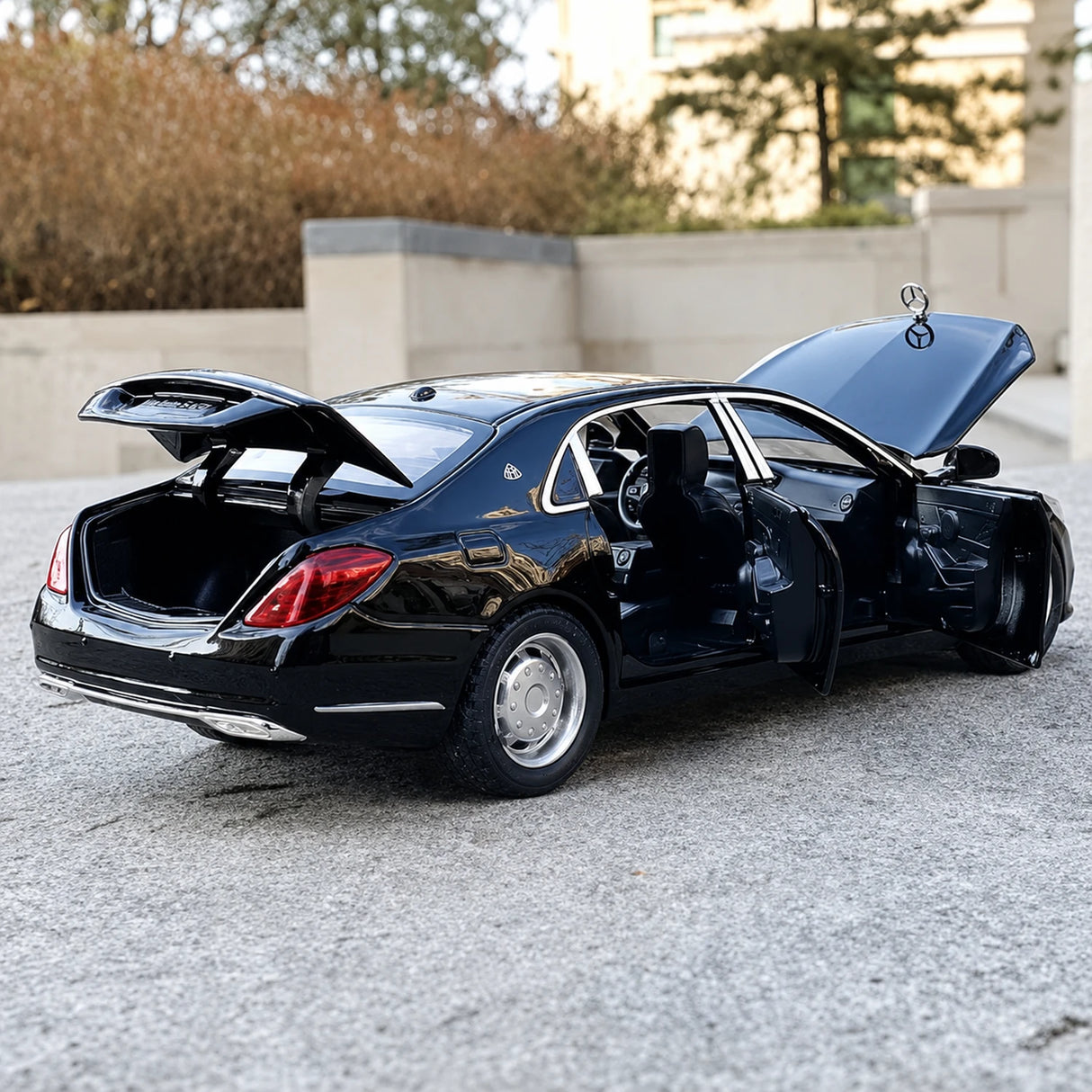 Mercedes-Maybach 2020 S650 Black 1:32 – model wyświetlacza odlewany