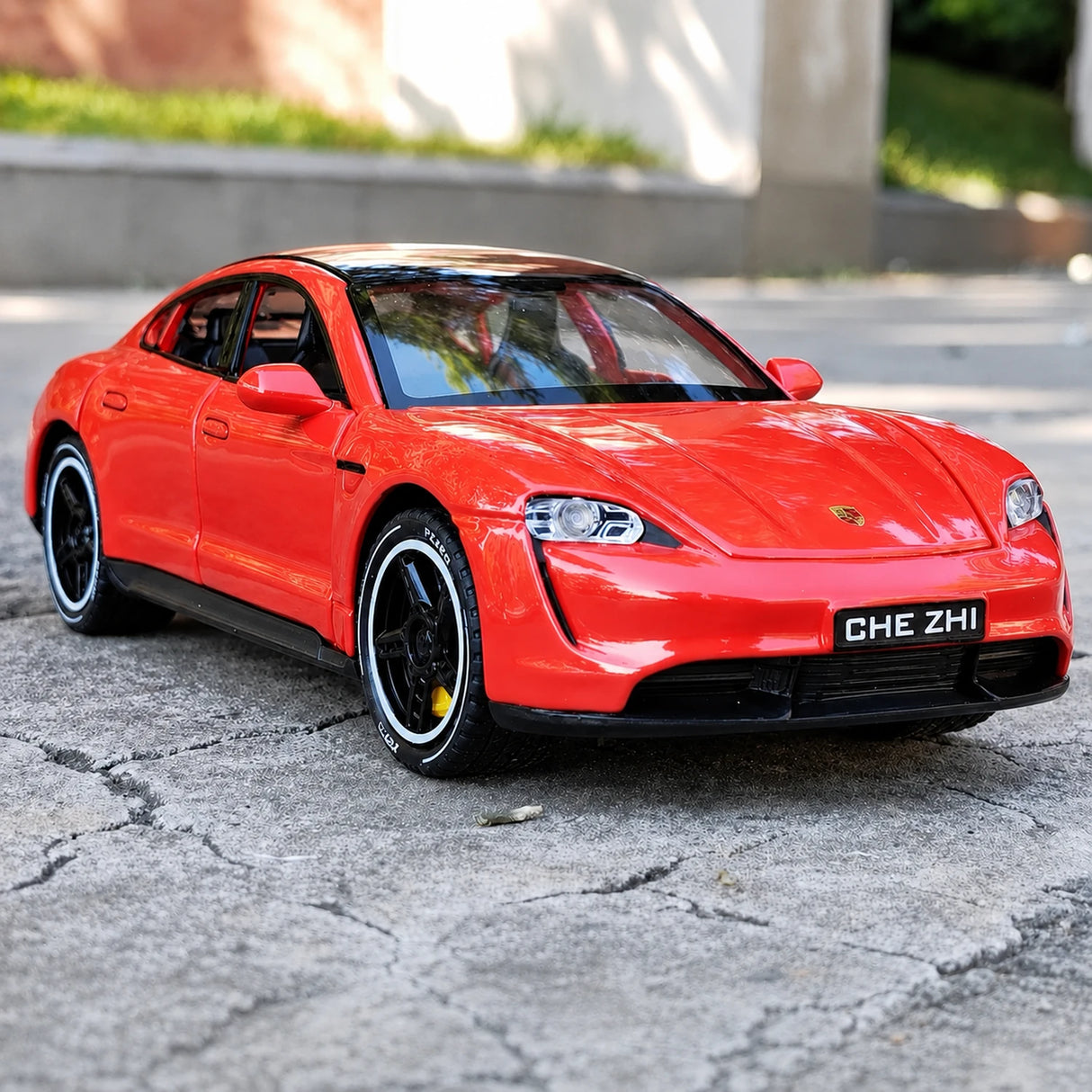 Porsche 2019 Taycan Red 1:32 – Diecast Display Model Die-Cast