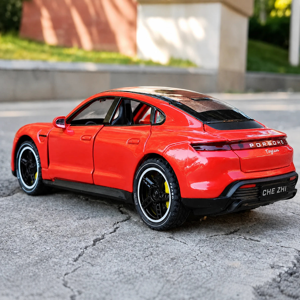 Porsche 2019 Taycan Red 1:32 – Diecast Display Model Die-Cast