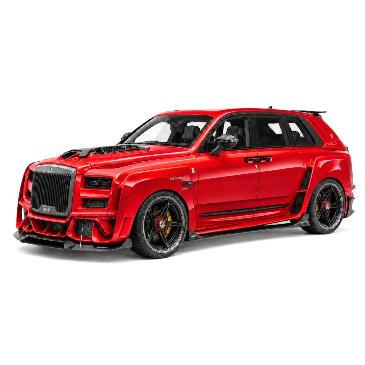 DreamWalkers Rolls-Royce 2018 Cullinan Widebody Glossy Red 1:18 – Collectible Resin Model Resin