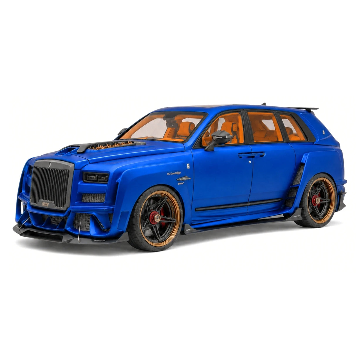 DreamWalkers Rolls-Royce 2018 Cullinan Widebody Matte Blue 1:18 – Collectible Resin Model Resin