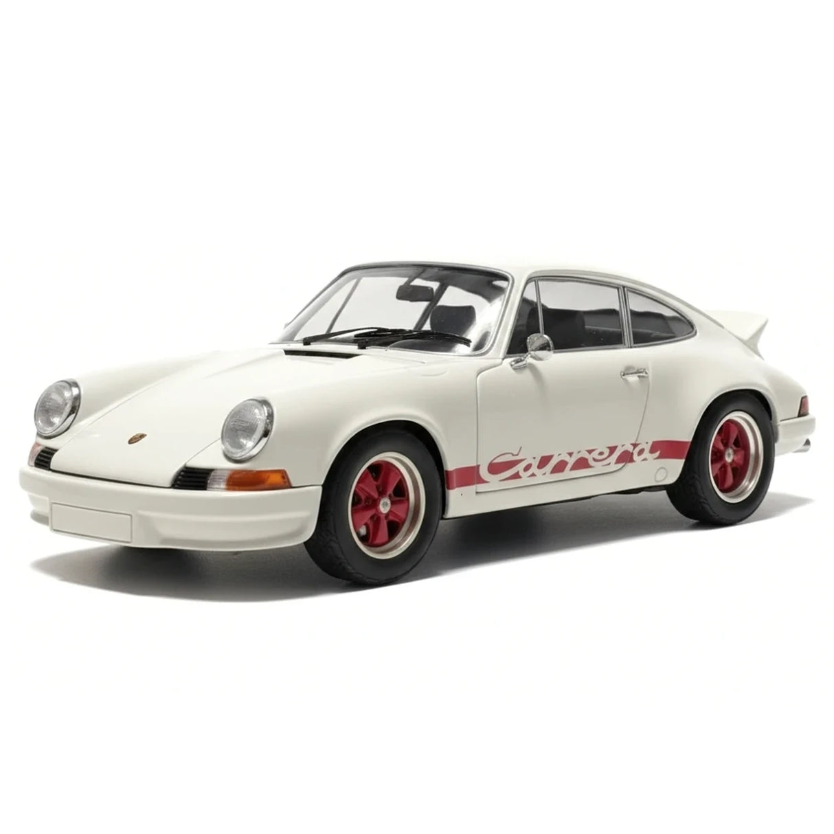EBBRO Porsche 1973 911 Carrera RS White 1:24 – Collectible Diecast Model Die-Cast